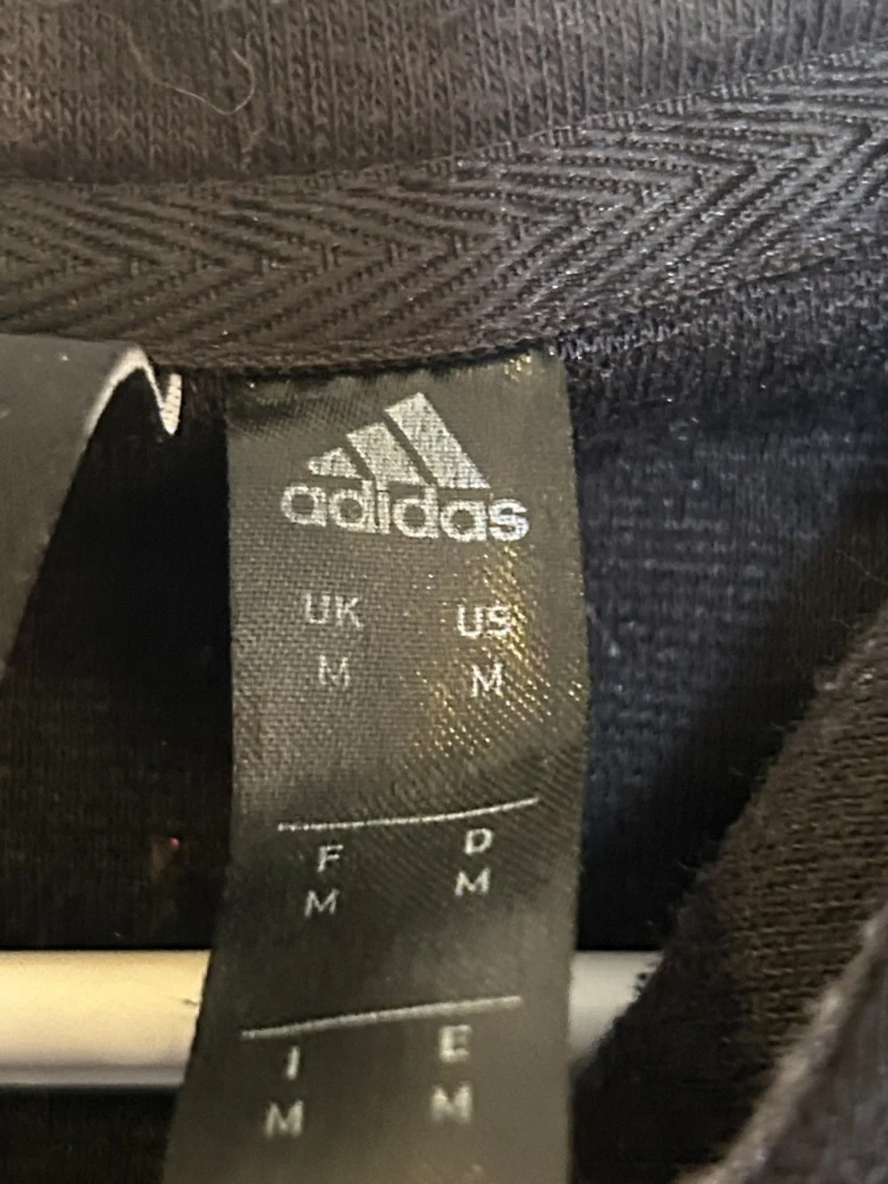 Adidas 3-Stripe Life Sweatshirt Men’s Medium Black Crewneck Pullover Athletic